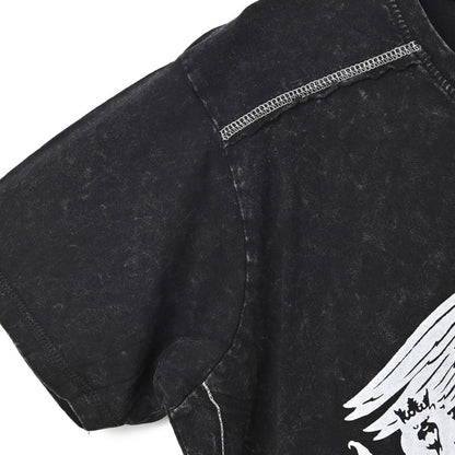 QUEEN クイーン (フレディ 生誕 80年 ) - Classic Crest / Black Label（ブランド） / Snow Wash / Tシャツ / メンズ