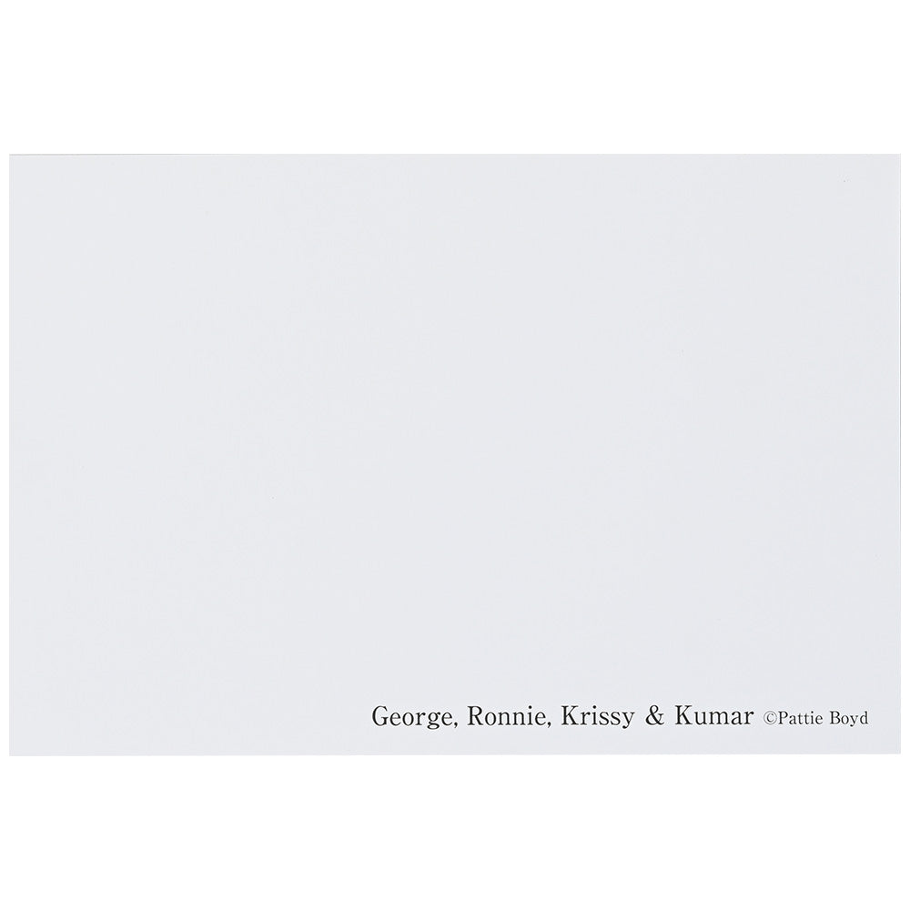 GEORGE HARRISON ジョージハリスン (追悼 25年 ) - Pattie Boyd Postcard Collection set1（ポストカード4枚セット） / ポストカード・レター