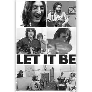 THE BEATLES ビートルズ (ABBEY ROAD 55周年 ) - Let It Be Compilation / ポスター 【公式 / オフィシャル】