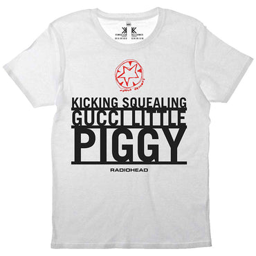 RADIOHEAD レディオヘッド (結成 35周年 ) - Gucci Piggy / オーガニックコットン / バックプリントあり / Tシャツ / メンズ