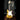 FENDER フェンダー (設立 80周年 ) - Metallic Gold Strat / ミニチュア楽器