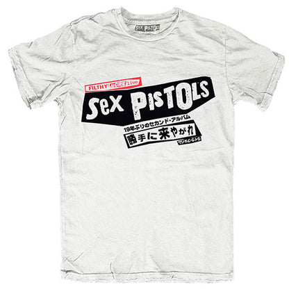 SEX PISTOLS セックスピストルズ (デビュー 50周年 ) - Filthy Lucre Japan / バックプリントあり / Tシャツ / メンズ