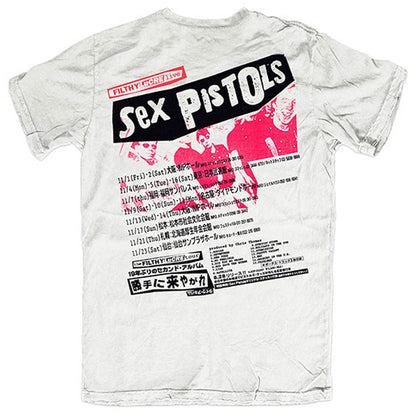 SEX PISTOLS セックスピストルズ (デビュー 50周年 ) - Filthy Lucre Japan / バックプリントあり / Tシャツ / メンズ