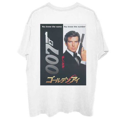 JAMES BOND ジェームズボンド - Goldeneye Japanese Poster / バックプリントあり / Tシャツ / メンズ