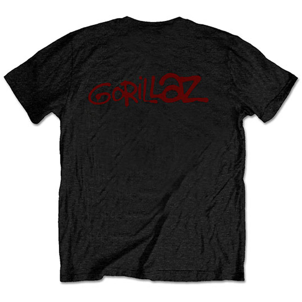 GORILLAZ ゴリラズ - Group Green Geep / バックプリントあり / Tシャツ / メンズ