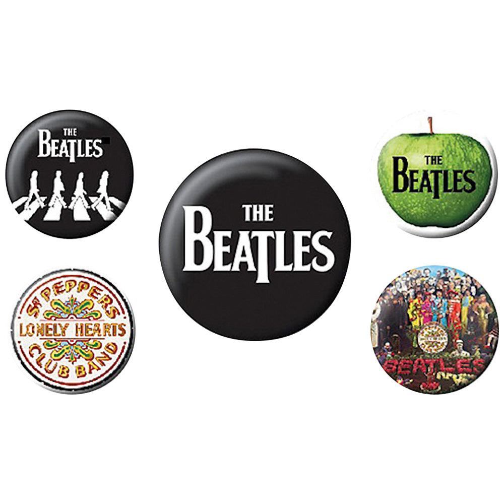 THE BEATLES ビートルズ (来日 60周年 ) - The Beatles 5個セット / バッジ