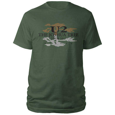 U2 ユーツー (結成 50周年 ) - 限定 Joshua Tree Logo 2017 / バックプリントあり / Tシャツ / メンズ