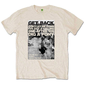 THE BEATLES ビートルズ (ABBEY ROAD 55周年 ) - Rooftop Shot / Tシャツ / メンズ 【公式 / オフィシャル】