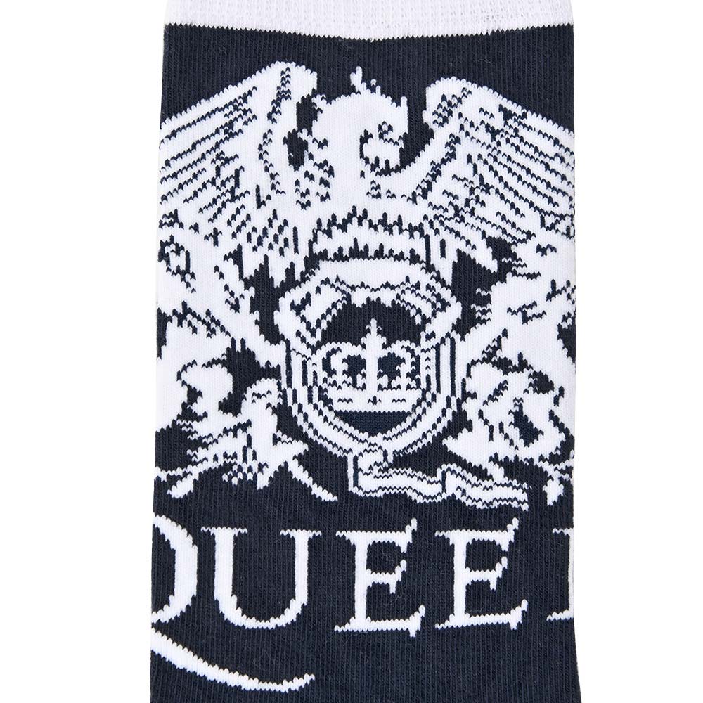 QUEEN クイーン (フレディ 生誕 80年 ) - White Crests / ソックス / メンズ
