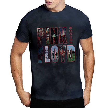 PINK FLOYD ピンクフロイド - Echoes Album Montage / タイダイ / Tシャツ / メンズ