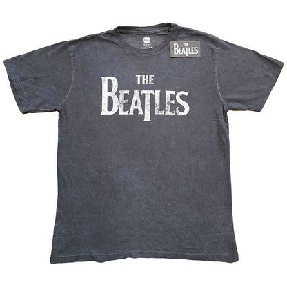 THE BEATLES - (来日 60周年 ) - Drop T Logo / Snow Wash