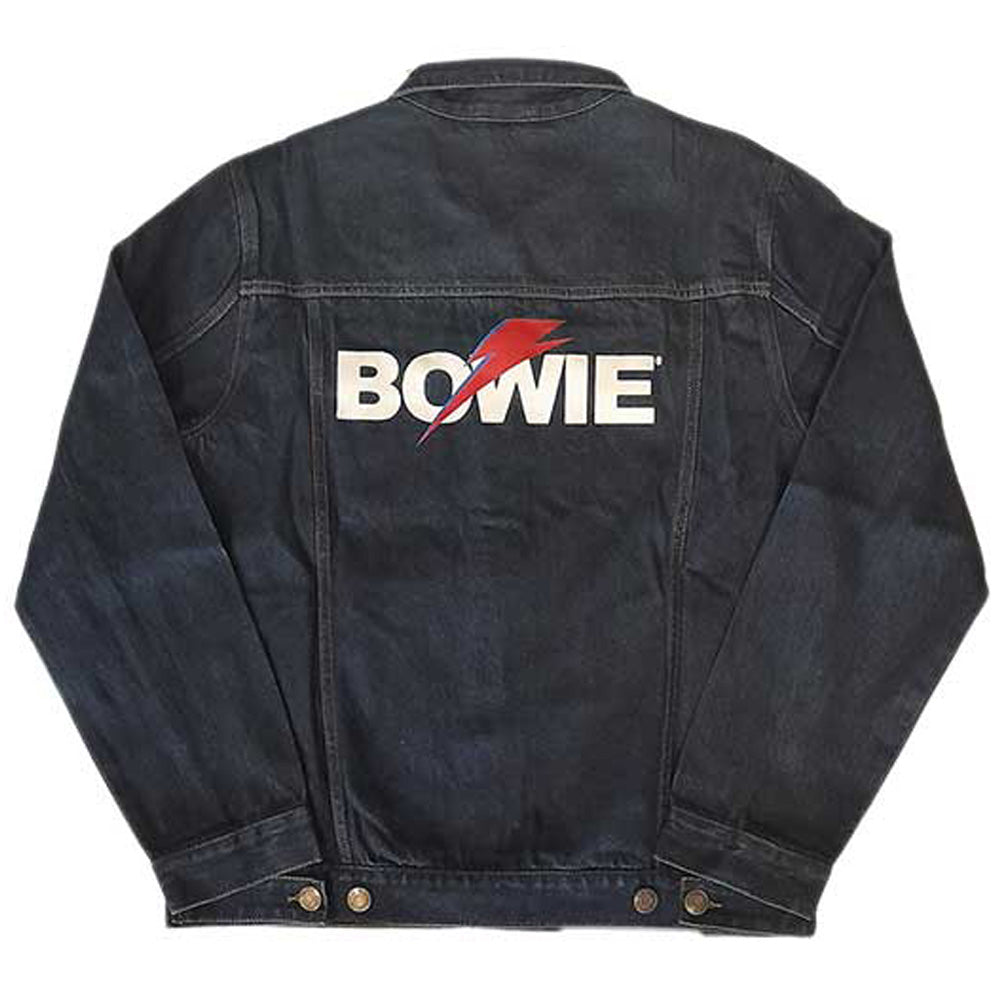 DAVID BOWIE デヴィッドボウイ (追悼 10年 ) - Flash Logo / バックプリントあり / アウター / メンズ