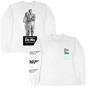 JAMES BOND ジェームズボンド - Dr No / 長袖 / バックプリントあり / Tシャツ / メンズ 【公式 / オフィシャル】