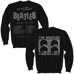 THE BEATLES ビートルズ (ABBEY ROAD 55周年 ) - Hard Days Night / バックプリントあり / 長袖 / Tシャツ / メンズ 【公式 / オフィシャル】