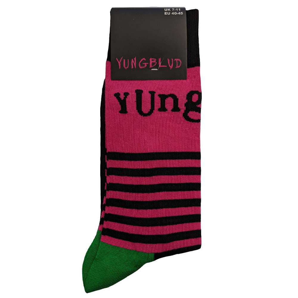 YUNGBLUD ヤングブラッド - Logo & Stripes / ソックス / メンズ