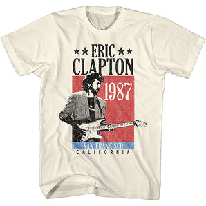 ERIC CLAPTON エリッククラプトン (新作 発売 ) - SAN FRANCISCO 1987 / Tシャツ / メンズ 【公式 / オフィシャル】