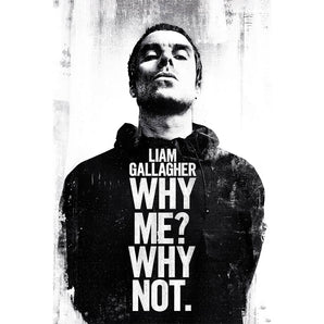 OASIS オアシス (再結成ツアー2025 ) - Liam Gallagher / Why Me Why Not / ポスター 【公式 / オフィシャル】