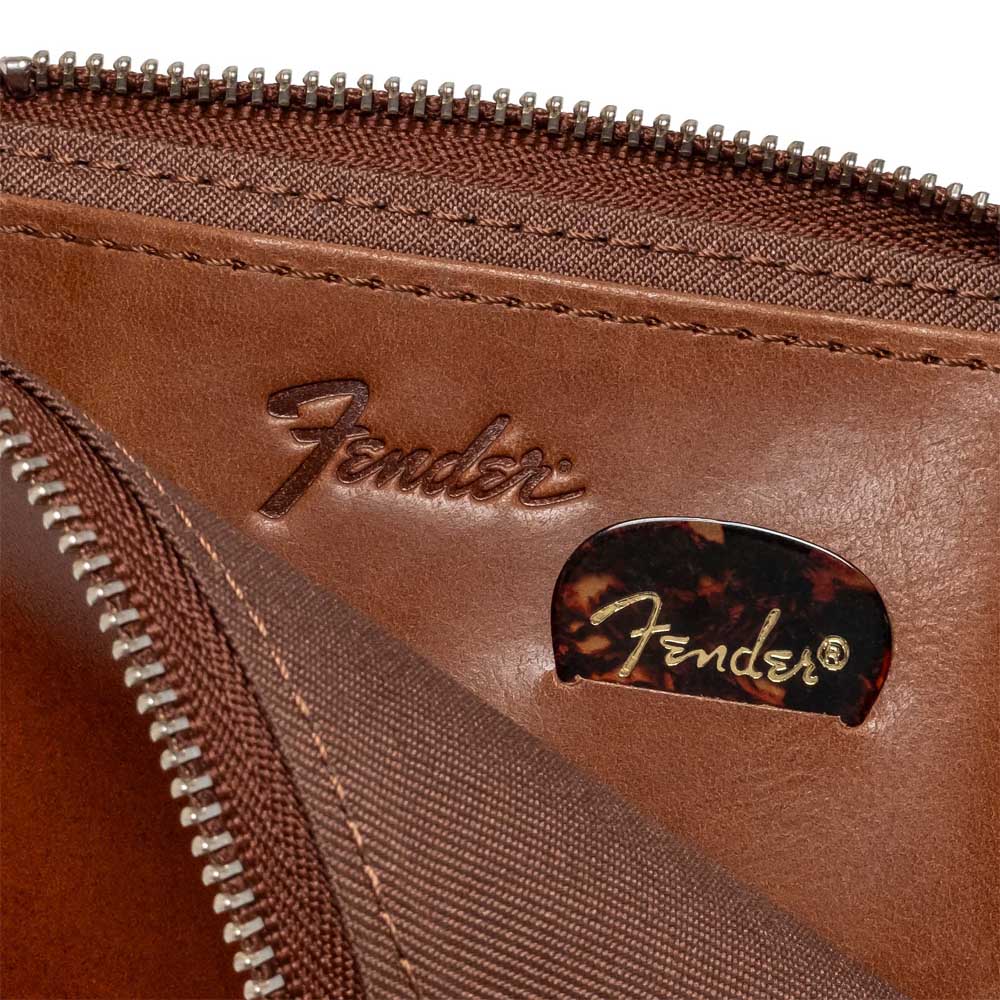 FENDER フェンダー - コインケース / Brown / ギターピック＆ウォレットコード付き / 財布