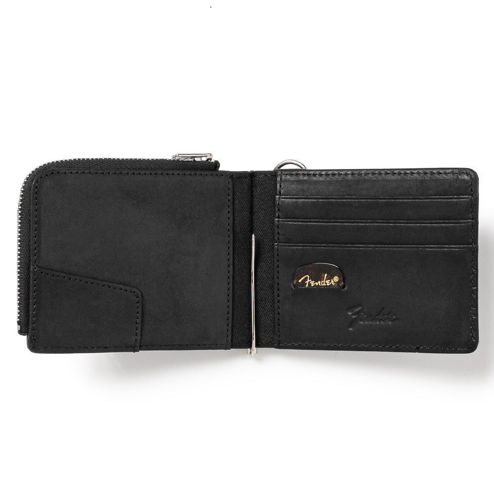 FENDER フェンダー - マネークリップ コインケース / Black / ギターピック＆ウォレットコード付き / 財布