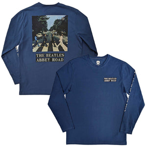 THE BEATLES ビートルズ (ABBEY ROAD 55周年 ) - Abbey Road / バックプリントあり / 長袖 / Sleeve Print / Tシャツ / メンズ 【公式 / オフィシャル】