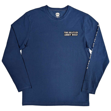 THE BEATLES ビートルズ (来日 60周年 ) - Abbey Road / バックプリントあり / 長袖 / Sleeve Print / Tシャツ / メンズ