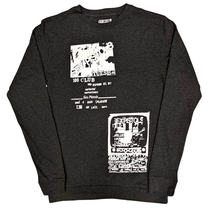 SEX PISTOLS セックスピストルズ (デビュー 50周年 ) - 100 Club / バックプリントあり / 長袖 / Tシャツ / メンズ