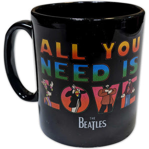 THE BEATLES ビートルズ (ABBEY ROAD 55周年 ) - Yellow Submarine All You Need Is Love / マグカップ 【公式 / オフィシャル】