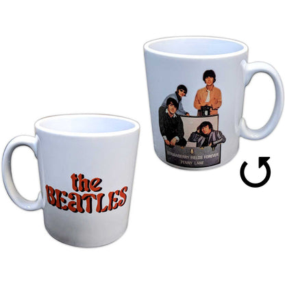 THE BEATLES ビートルズ (来日 60周年 ) - Strawberry Fields / Penny Lane Photo / マグカップ