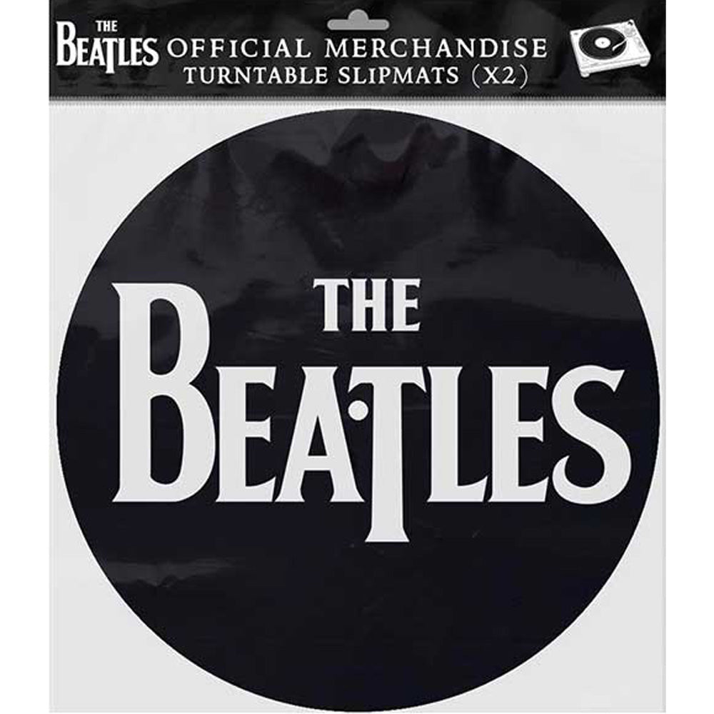 THE BEATLES ビートルズ (来日 60周年 ) - Drop T Logo & JPGR / 2枚セット / スリップマット