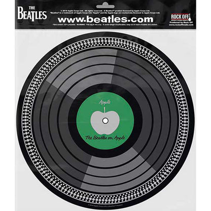 THE BEATLES ビートルズ (来日 60周年 ) - Drop T Logo & Apple / 2枚セット / スリップマット