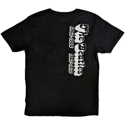 THE BEATLES ビートルズ (来日 60周年 ) - 70s Logo & Years / バックプリントあり / Tシャツ / メンズ