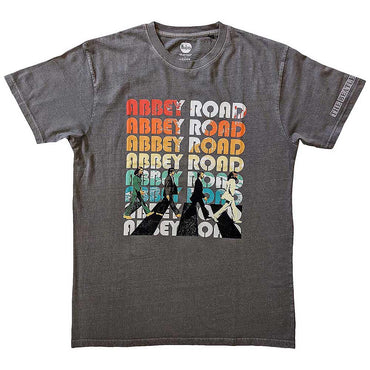 THE BEATLES - (来日 60周年 ) - Abbey Stacked / Sleeve Print / Mud-Wash