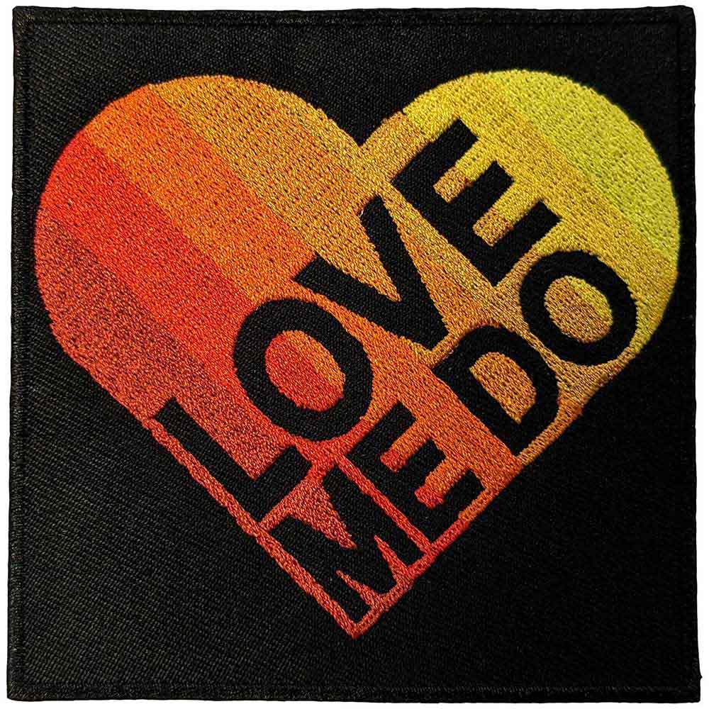 THE BEATLES ザ・ビートルズ (ABBEY ROAD発売55周年記念 ) - Love Me Do Gradient Heart / ワッペン 【公式 / オフィシャル】