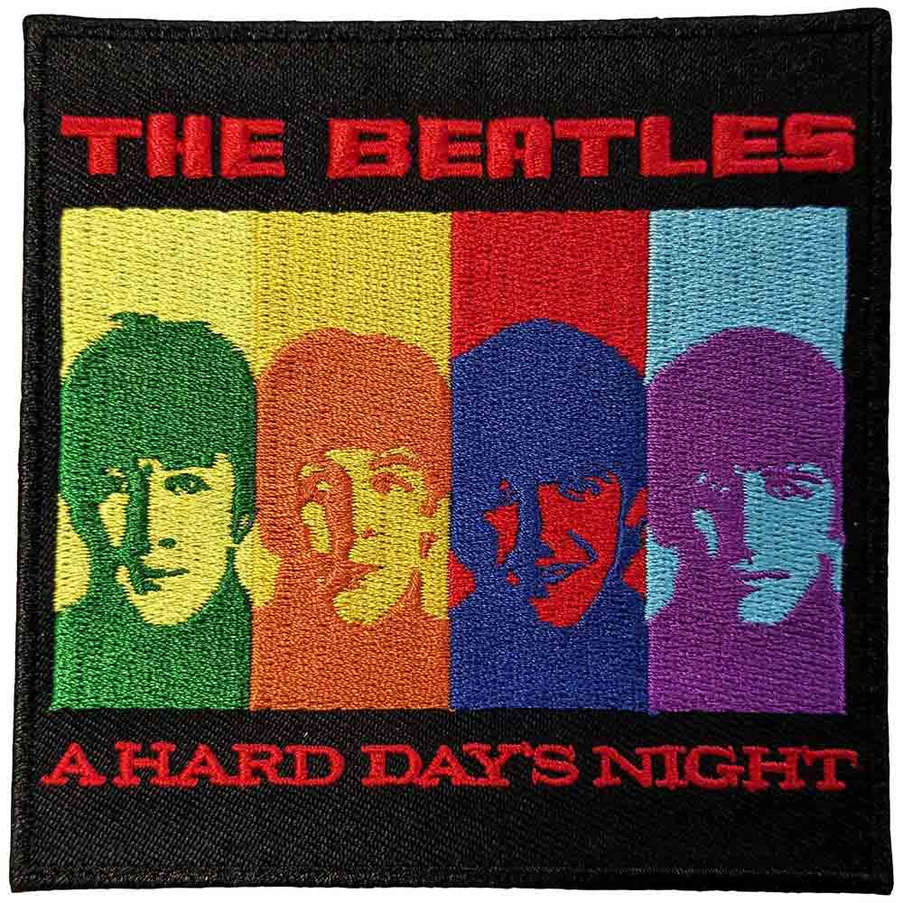 THE BEATLES ザ・ビートルズ (ABBEY ROAD発売55周年記念 ) - A Hard Day's Night Faces / ワッペン 【公式 / オフィシャル】