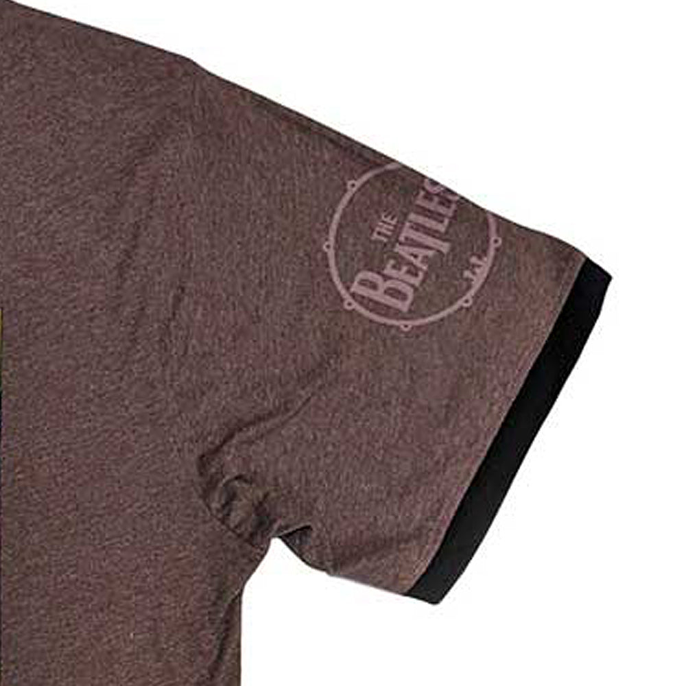 THE BEATLES ビートルズ (来日 60周年 ) - Stripes / Sleeve Print / リンガー / Tシャツ / メンズ