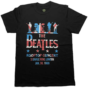 THE BEATLES ビートルズ (ABBEY ROAD 55周年 ) - Drop T Rooftop Flag / Tシャツ / メンズ