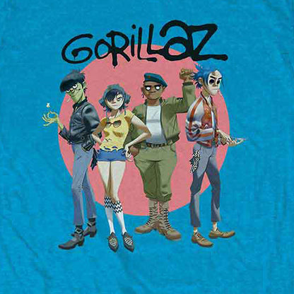 GORILLAZ ゴリラズ - Group Circle Rise / Tシャツ / メンズ
