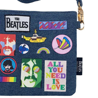 THE BEATLES ビートルズ (来日 60周年 ) - Denim Cross Body Bag / Disaster(U.K.ブランド) / ショルダーバッグ