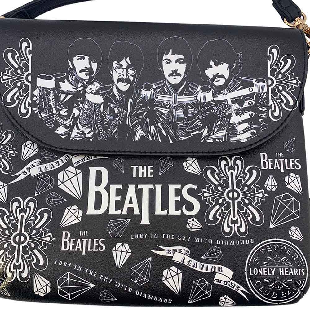 THE BEATLES ビートルズ (来日 60周年 ) - Sgt. Pepper Mini Bag / Disaster(U.K.ブランド) / ショルダーバッグ