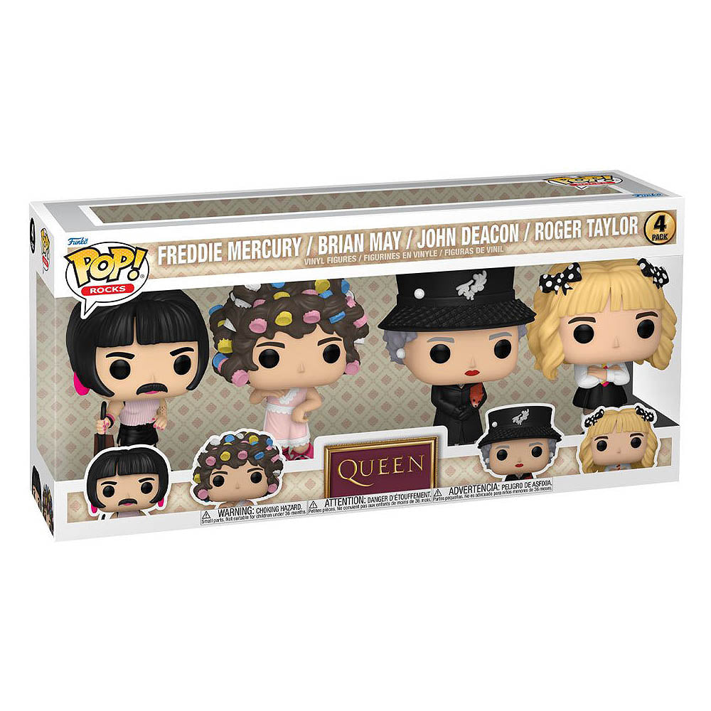 QUEEN クイーン (フレディ 生誕 80年 ) - I Want to Break Free Funko Pop! Vinyl Figure 4-Pack / フィギュア・人形