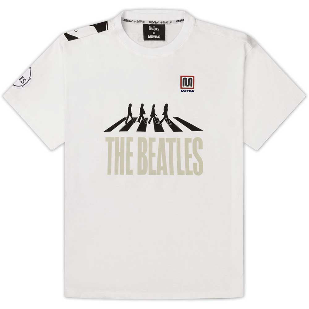 THE BEATLES ザ・ビートルズ (ABBEY ROAD発売55周年記念 ) - 4 / バックプリントあり / Meyba（ブランド） / Tシャツ / メンズ 【公式 / オフィシャル】
