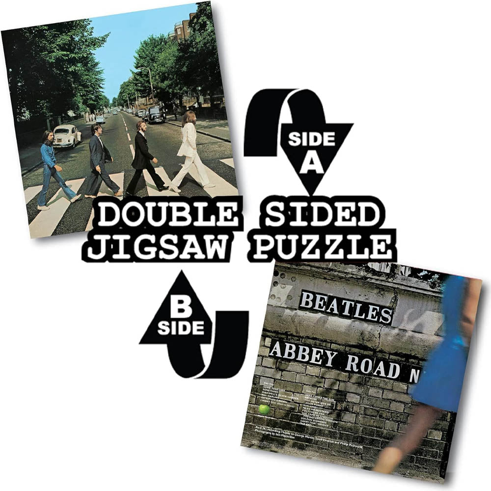 THE BEATLES ビートルズ (来日 60周年 ) - Abbey Road Double Sided Album Art / 1000ピース / ジグソーパズル