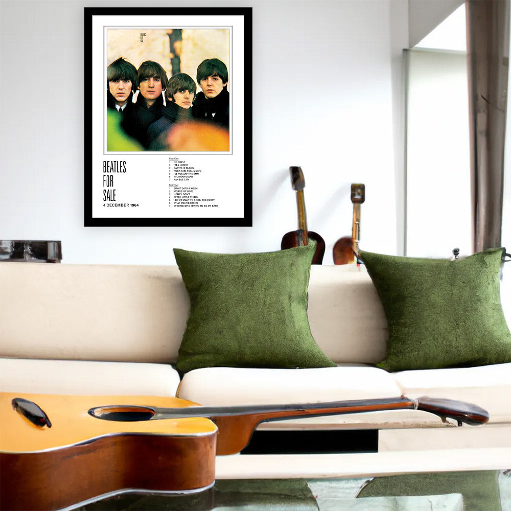 THE BEATLES ビートルズ (来日 60周年 ) - Beatles For Sale / インテリア額