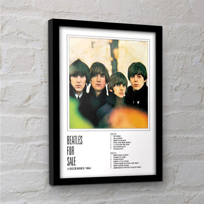 THE BEATLES ビートルズ (来日 60周年 ) - Beatles For Sale / インテリア額
