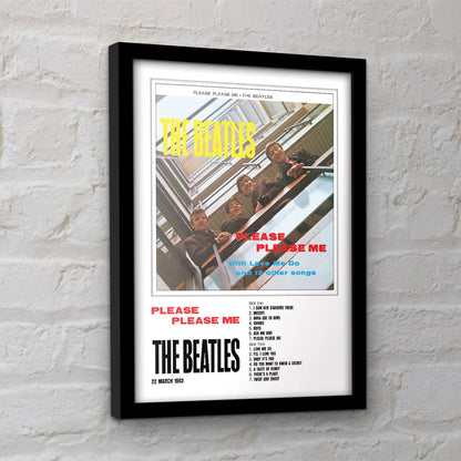 THE BEATLES ビートルズ (来日 60周年 ) - Please Please Me / インテリア額
