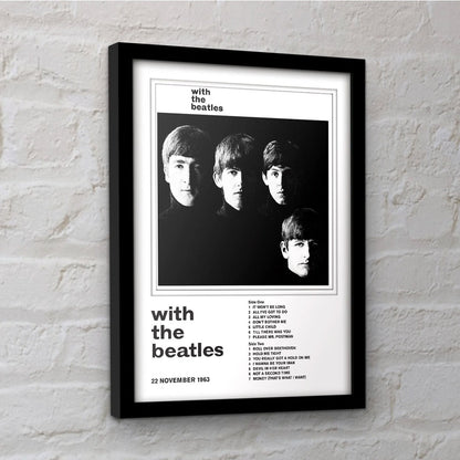 THE BEATLES ビートルズ (来日 60周年 ) - With The Beatles / インテリア額
