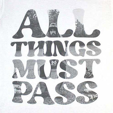 GEORGE HARRISON ジョージハリスン (追悼 25年 ) - All Things Must Pass / Text Infill / Tシャツ / メンズ