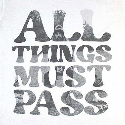 GEORGE HARRISON ジョージハリスン (追悼 25年 ) - All Things Must Pass / Text Infill / Tシャツ / メンズ