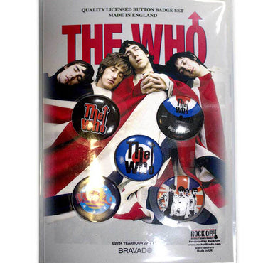 THE WHO ザ・フー - Target / 5個セット / バッジ