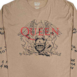 QUEEN クイーン (結成 55周年 ) - Handwritten / 長袖 / アームプリントあり / Tシャツ / メンズ